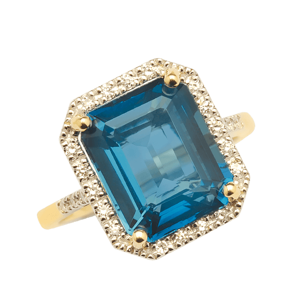 9ct london blue topaz ring 9ct london blue topaz ring
