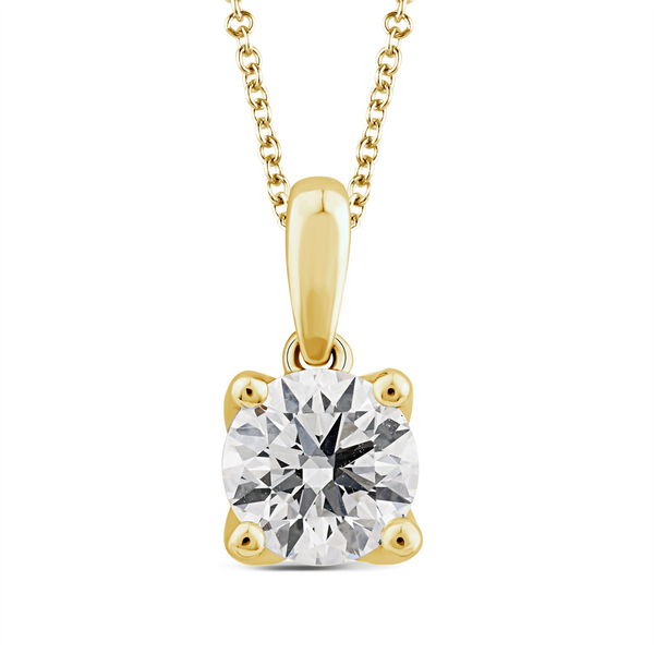 9ct gold 1.00ct LAB diamond pendant 9ct gold 1.00ct LAB diamond pendant