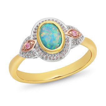 9ct solid opal ring 9ct solid opal ring