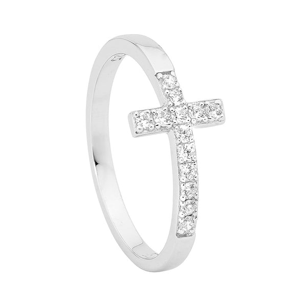 Sterling silver cross ring Sterling silver cross ring