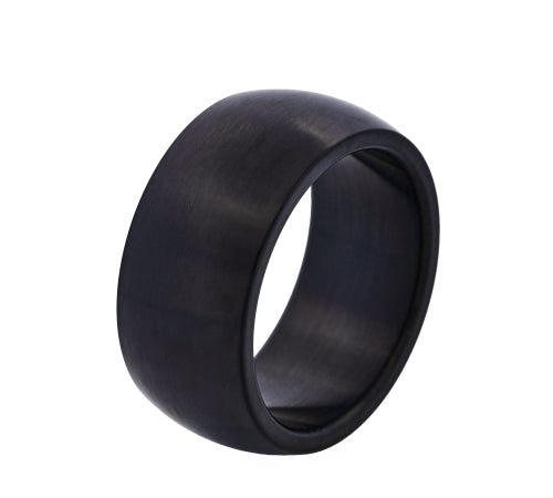 Black stainless steel ring Black stainless steel ring