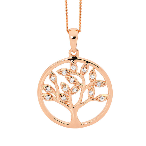 Rose gold plated tree of life pendant Rose gold plated tree of life pendant
