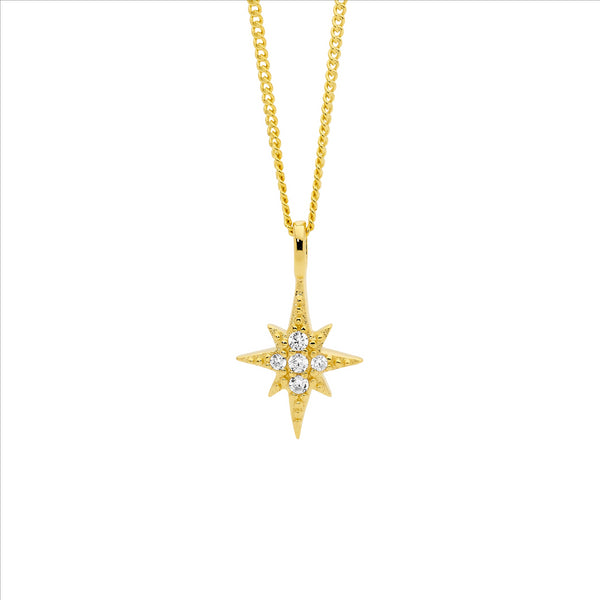 Gold plated star pendant Gold plated star pendant