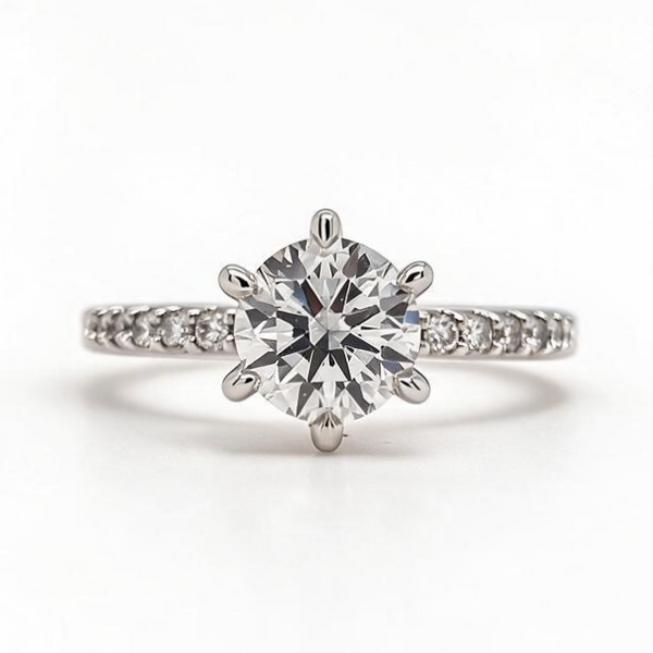 Platinum Diamond Engagment Ring