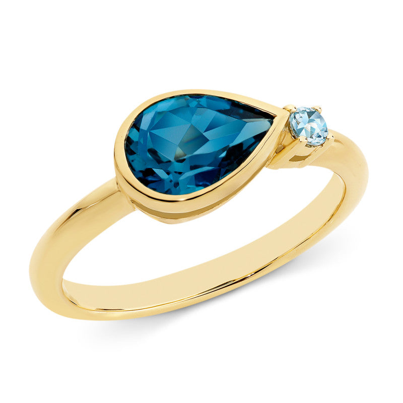 London Blue Topaz Ring Springfield Jewellers