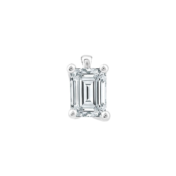 0.72ct Emerald cut Diamond Pendant