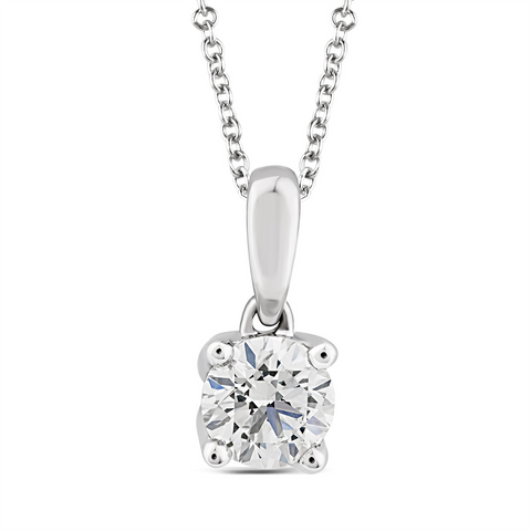 0.50ct round LAB diamond necklace