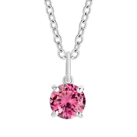 9ct pink tourmaline pendant