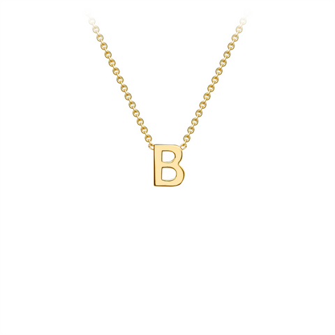Gold 'B' necklace