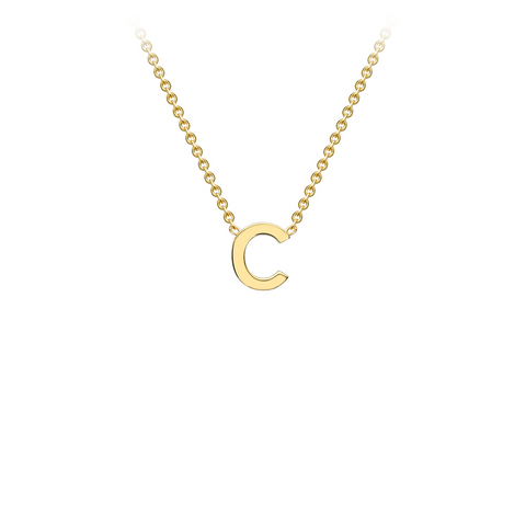Gold 'C' necklace