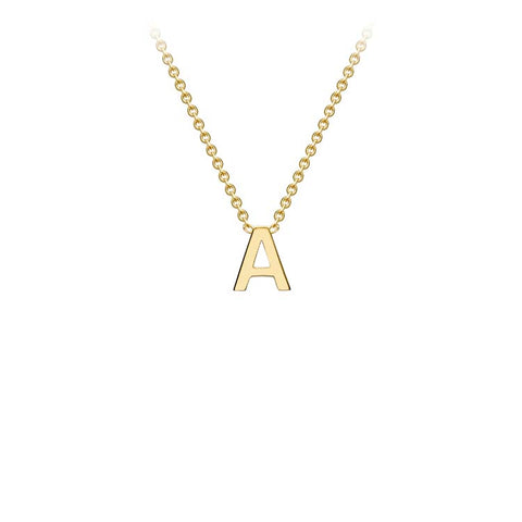 Gold 'A' necklace