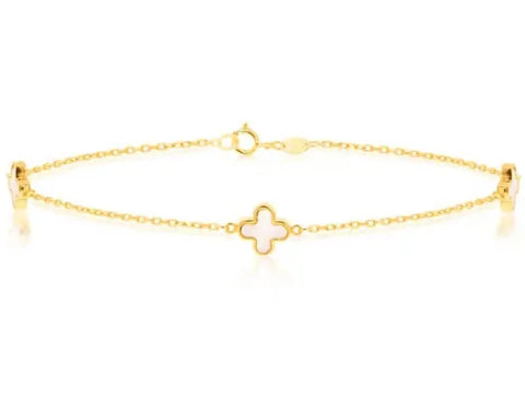 Mother of Pearl petal bracelet