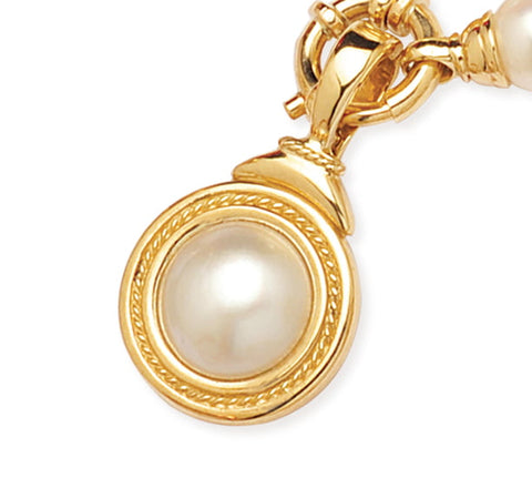 9ct mabe pearl enhancer