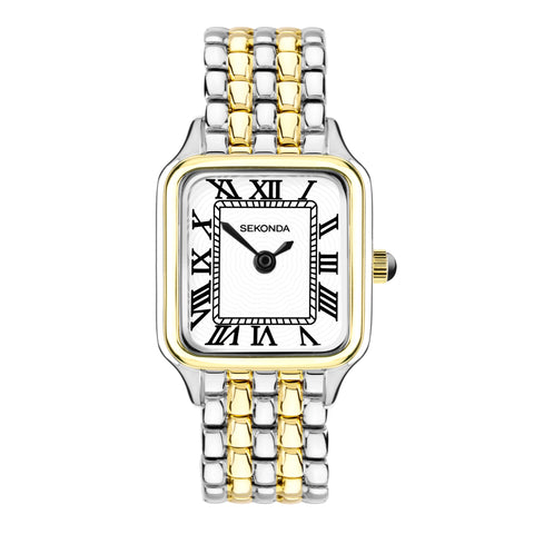 Sekonda Monica Silver & Gold Watch