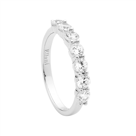 Sterling Silver Cubic Zirconia Ring