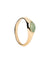 Nomad adventurine gold plated ring