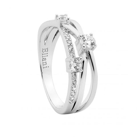 Sterling silver cross ring