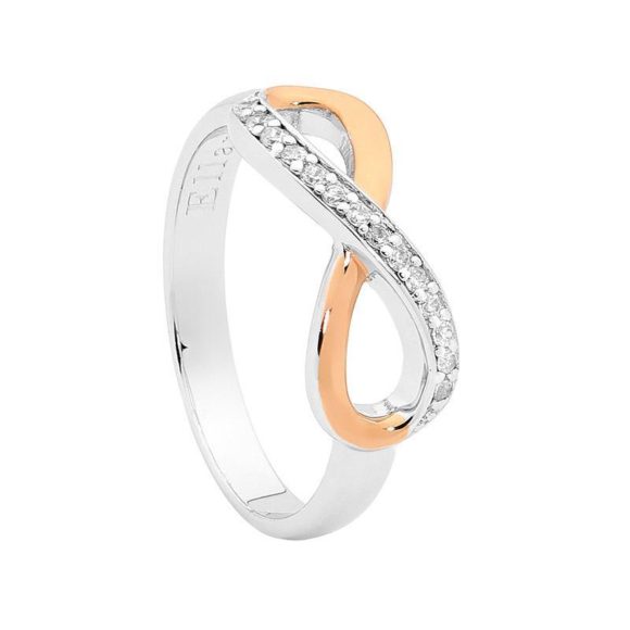Sterling silver infinity ring