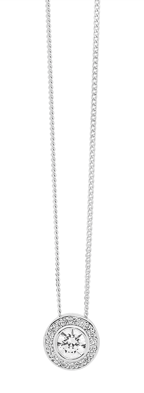 Silver Cubic Zirconia Pendant