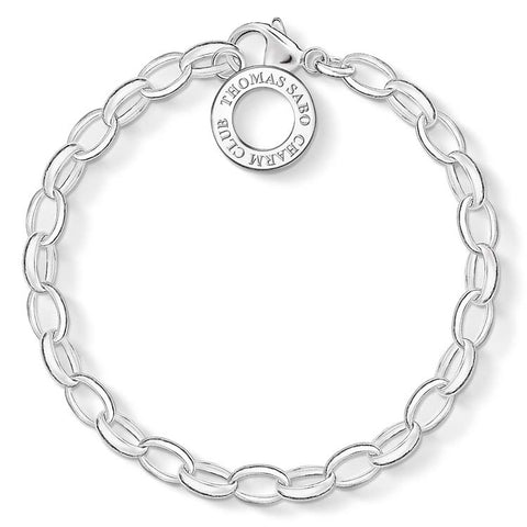 Sterling silver 18cm belcher bracelet