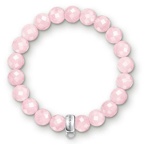 Rose quartz bracelet 15.5cm