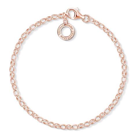 Rose gold plated 15.5cm bracelet