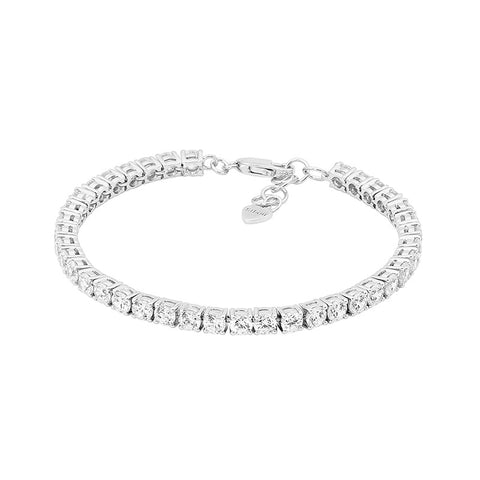 Sterling silver tennis bracelet