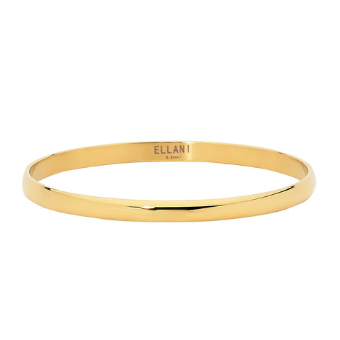 Gold plated 65mm bangle