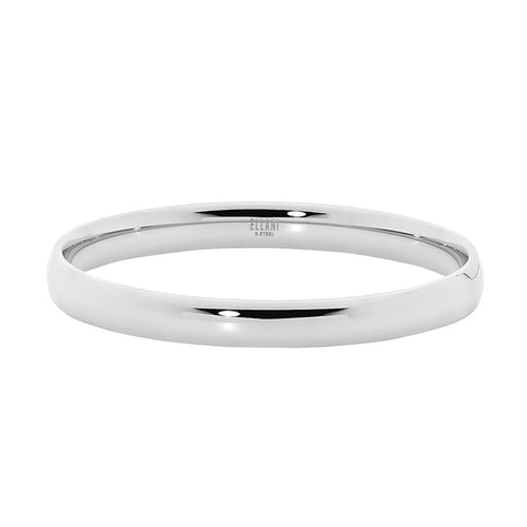 Stainless Steel 8mm Wide Bangle