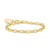 Charmista gold plated belcher bracelet