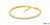 Gold plated CZ tennis bracelet