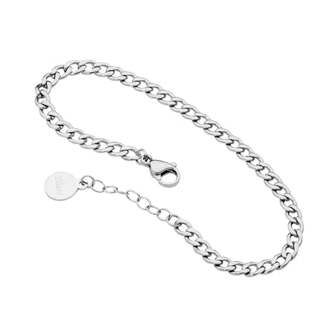 Stainless steel curb bracelet