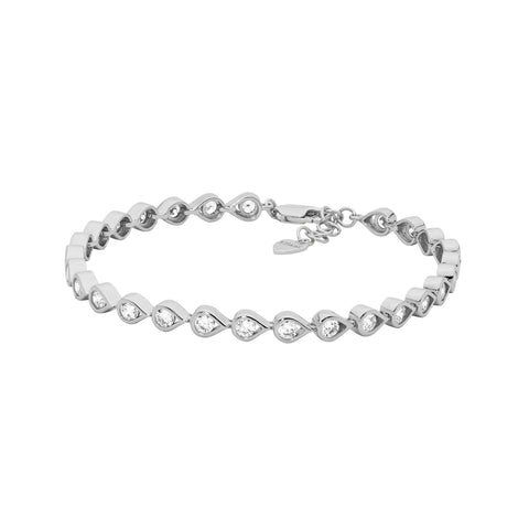 Sterling silver tennis braclet