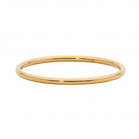 Gold plated 4mm golf bangle