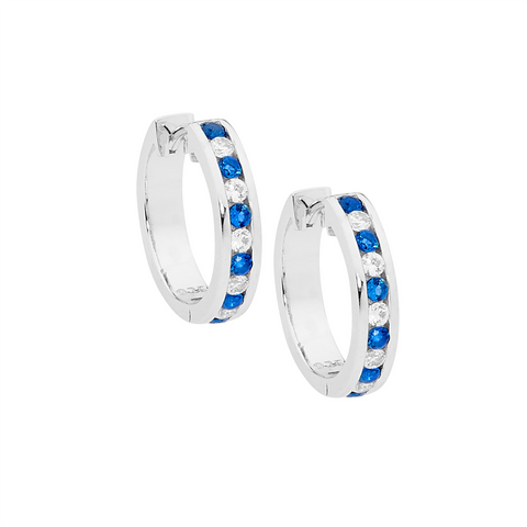 Sterling silver hoop earrings