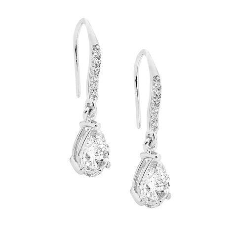 Pear drop earrings