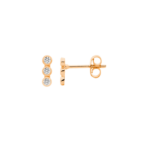 Rose Gold Plated Studs