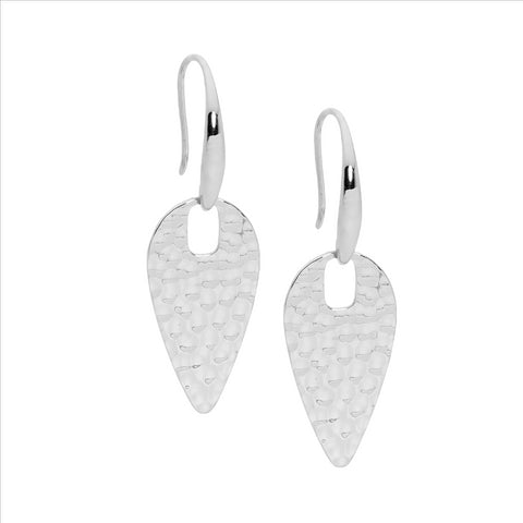 Stainless steel drop earrings