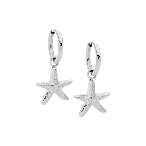 Stainless steel starsih earrings