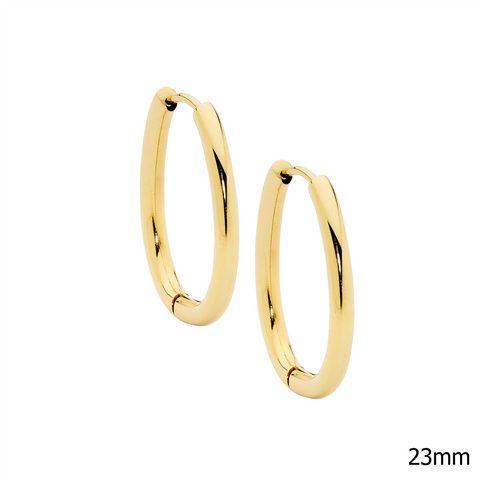 Gold plated tube hoops