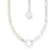 Charmista silver pearl necklace