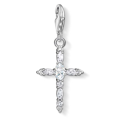 Sterling silver cross charm