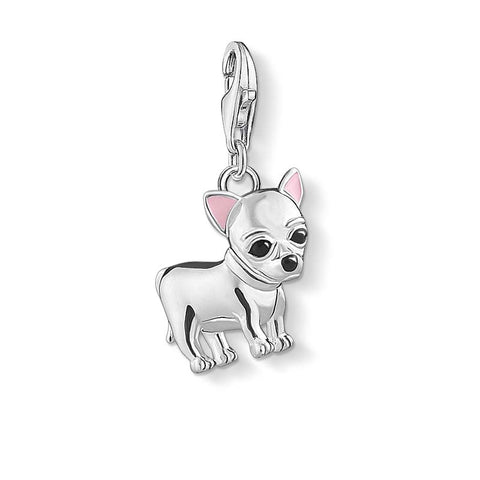 Sterling silver chihuaha charm