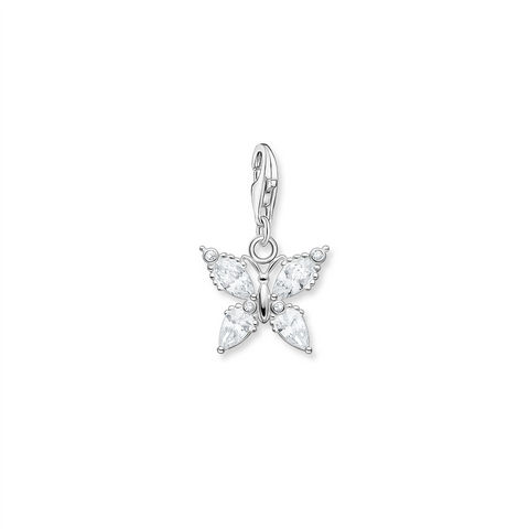 Sterling silver butterfly charm