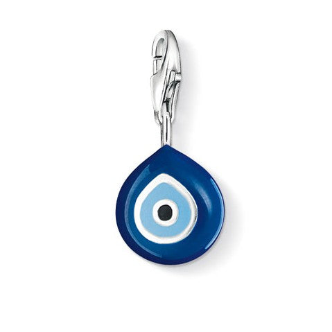 Silver nazar amulet charm