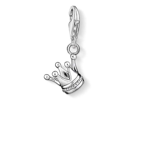 Sterling Silver Crown Charm