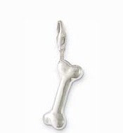 Sterling silver dog bone charm