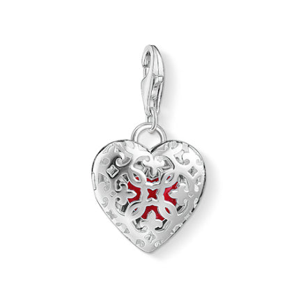 Heart charm locket
