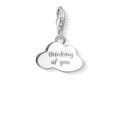 Silver 'Thinking of You' charm
