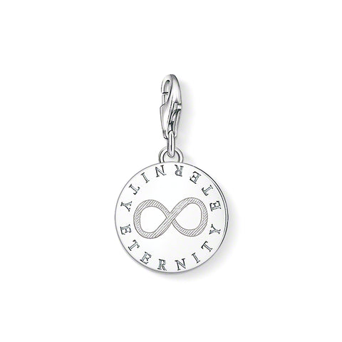 Sterling silver enternity charm